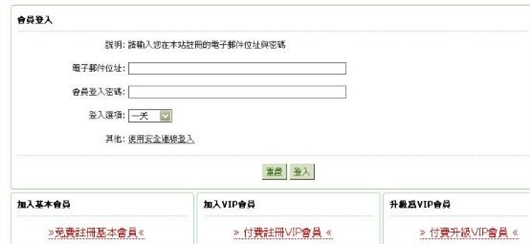 会员登入影响搜寻引擎